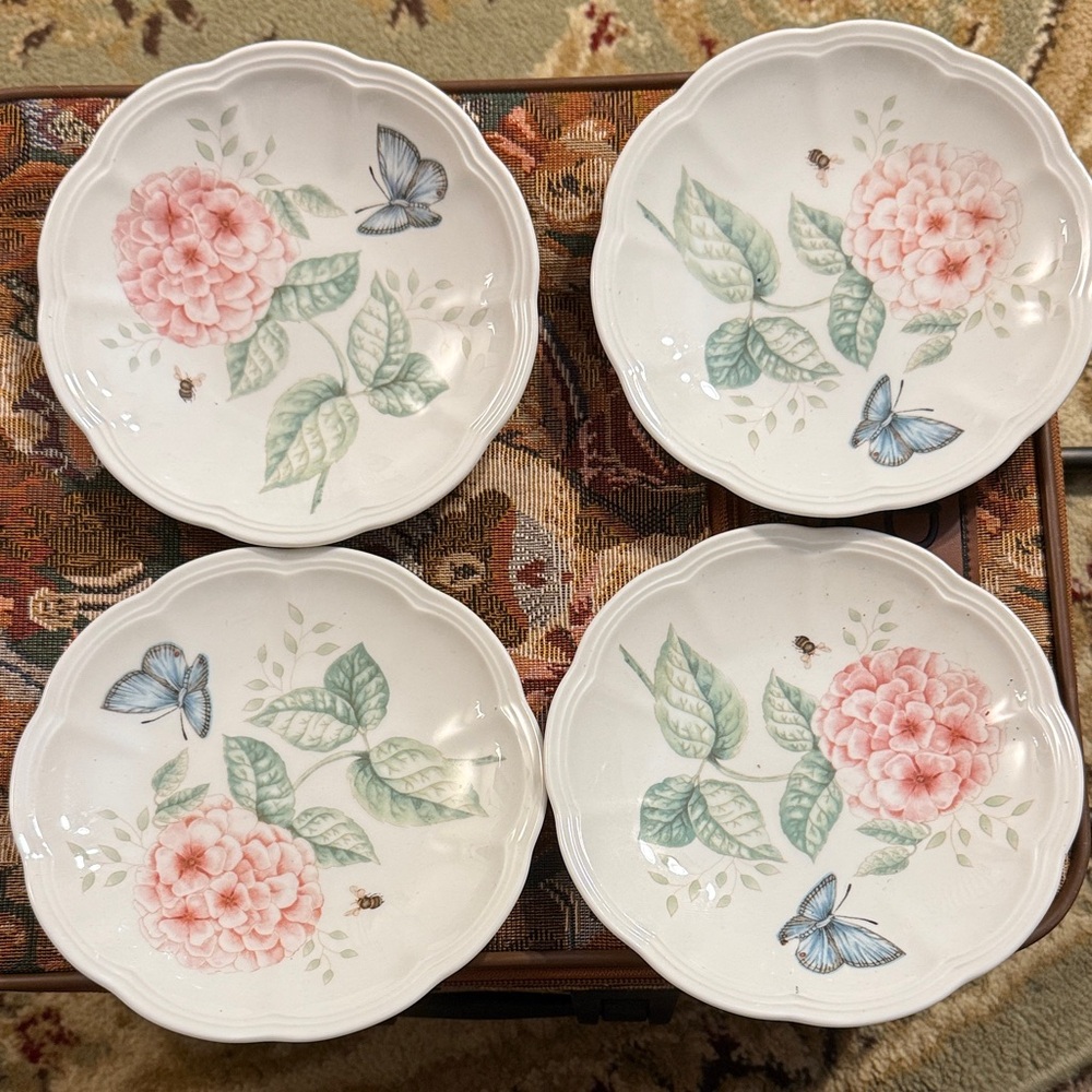 Lenox Butterfly Meadow 6.5” plates (4pcs)